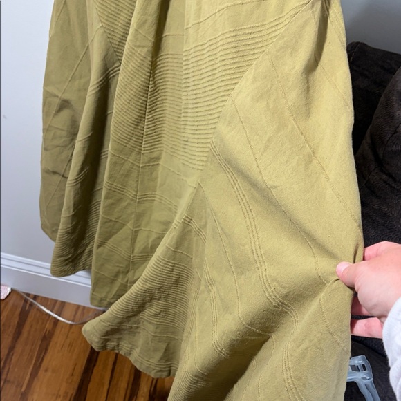 Free People Outta Here Midi Dress - Crushed Rosemary - M - NWT - 100% Cotton - Picture 9 of 14